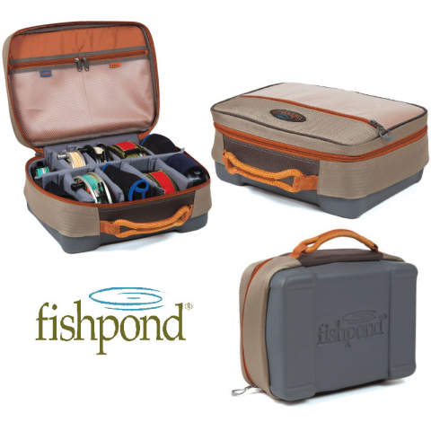 FISHPOND STOWAWAY REEL CASE granite